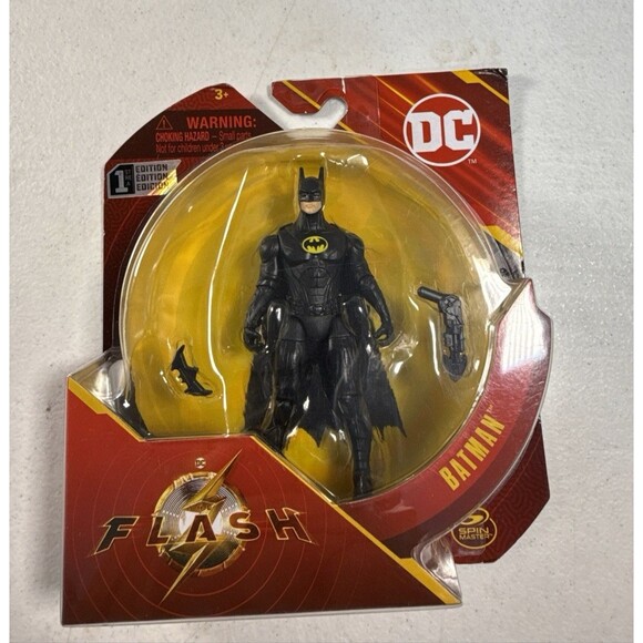 DC The Flash Movie 4 inch Action Figure- Batman 1st Edition - Picture 1 of 4